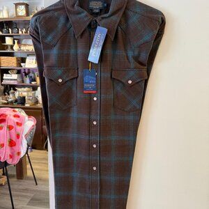 MEN'S PLAID SNAP-FRONT WESTERN CANYON SHIRT Men's XL